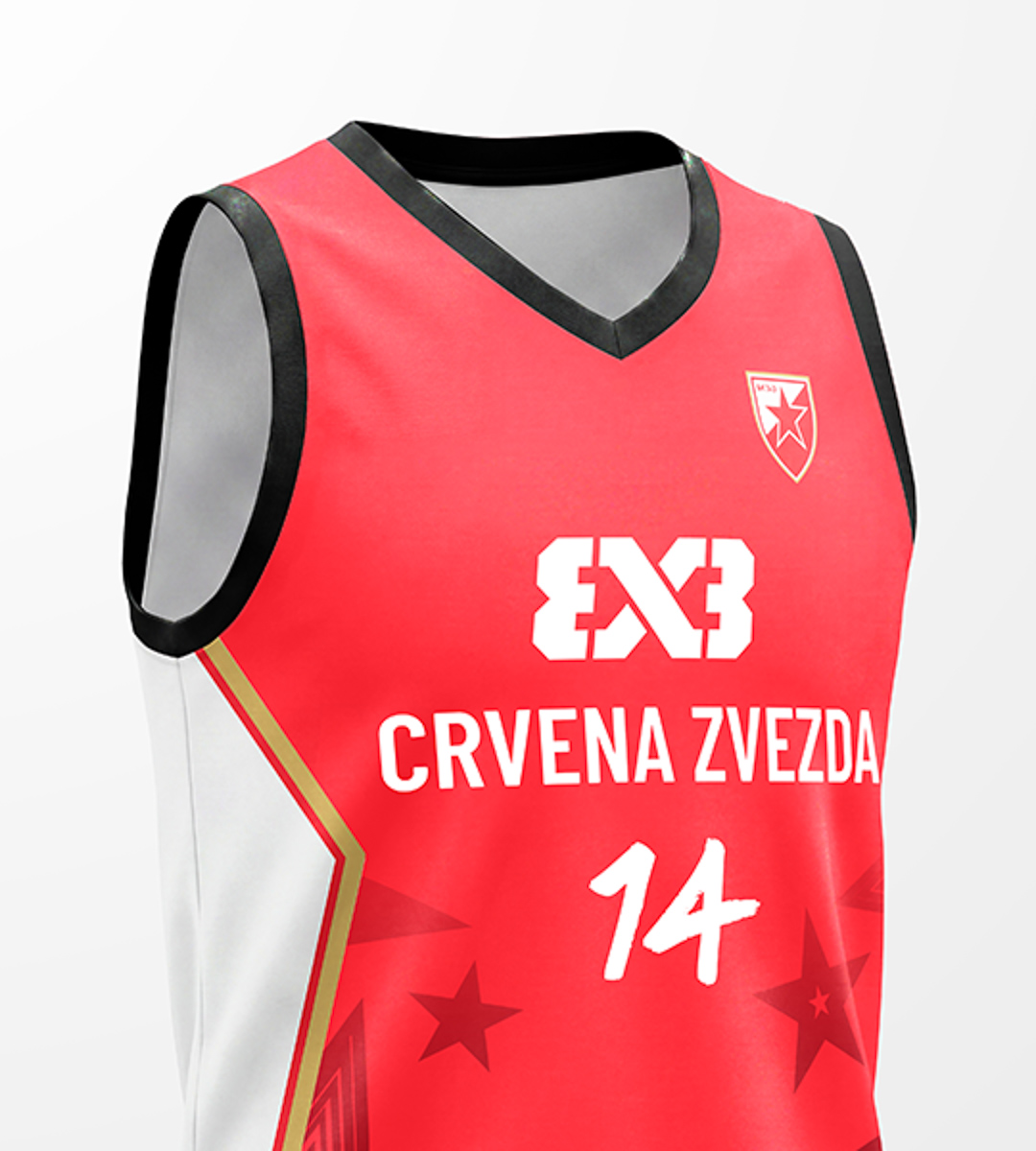 FIBA 3x3 Crvena Zvezda Replica Jersey